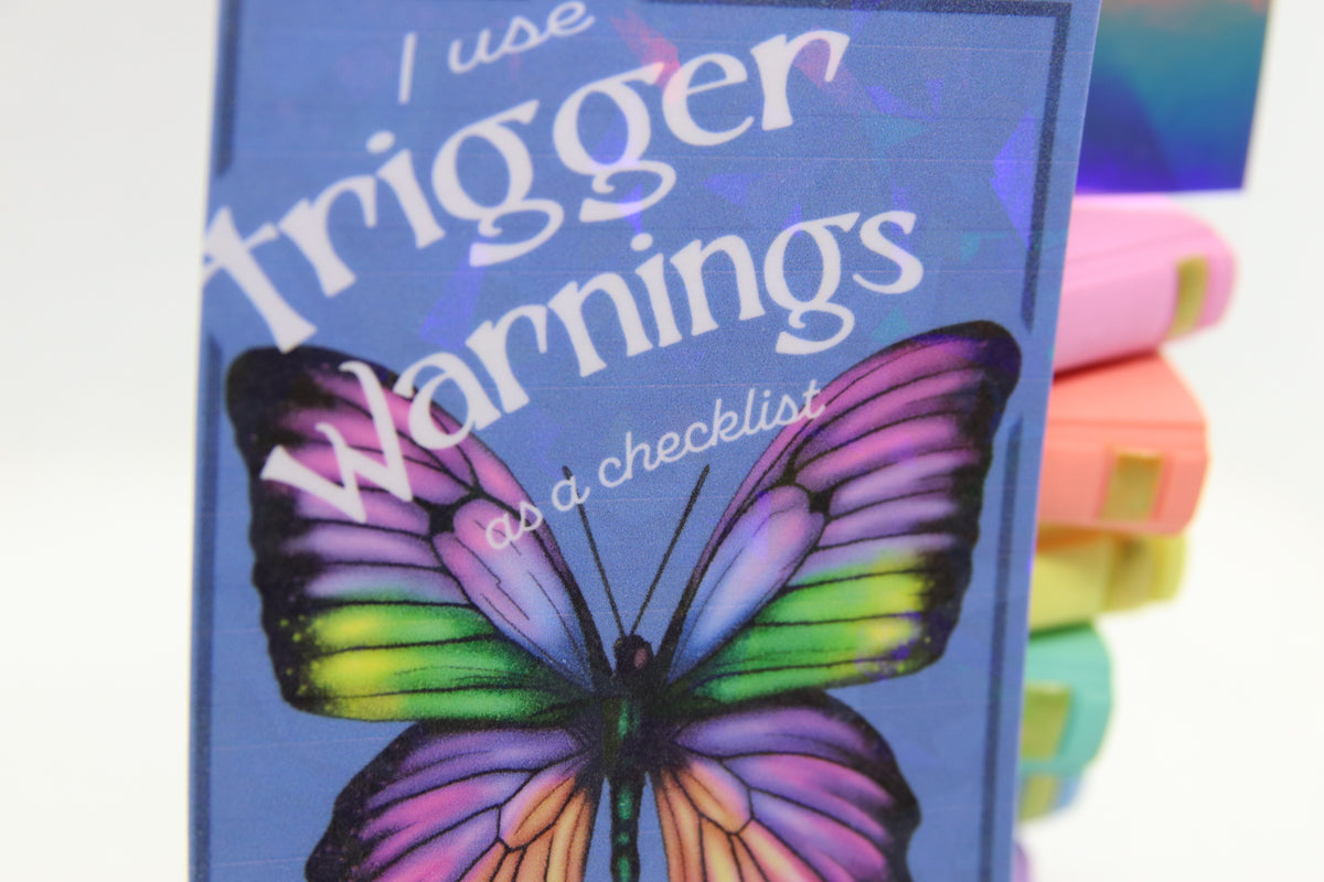 Trigger Warning Checklist Bookmark – Southern Gifts