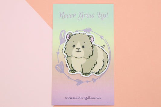 Cartoon Guinea Pig Badge