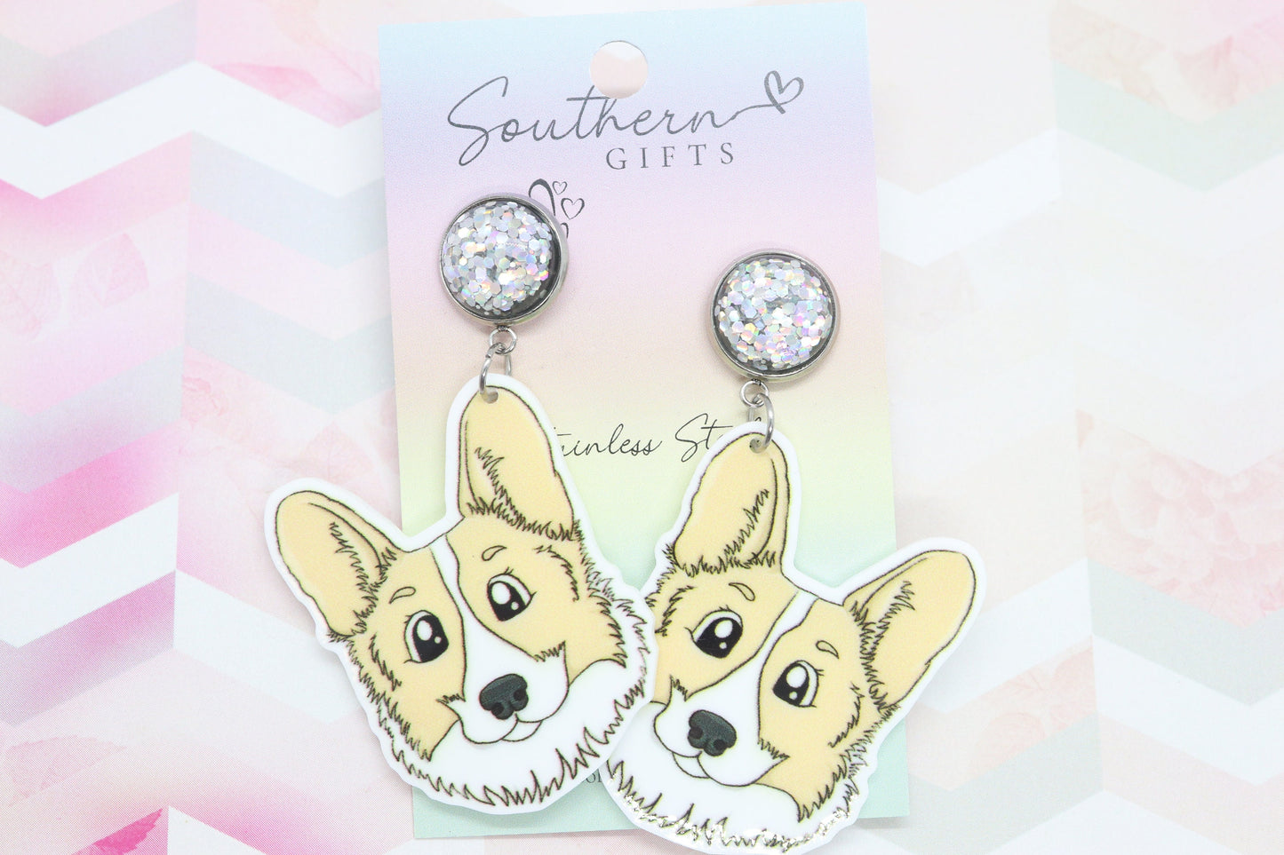 Standard Corgi Statement Earrings