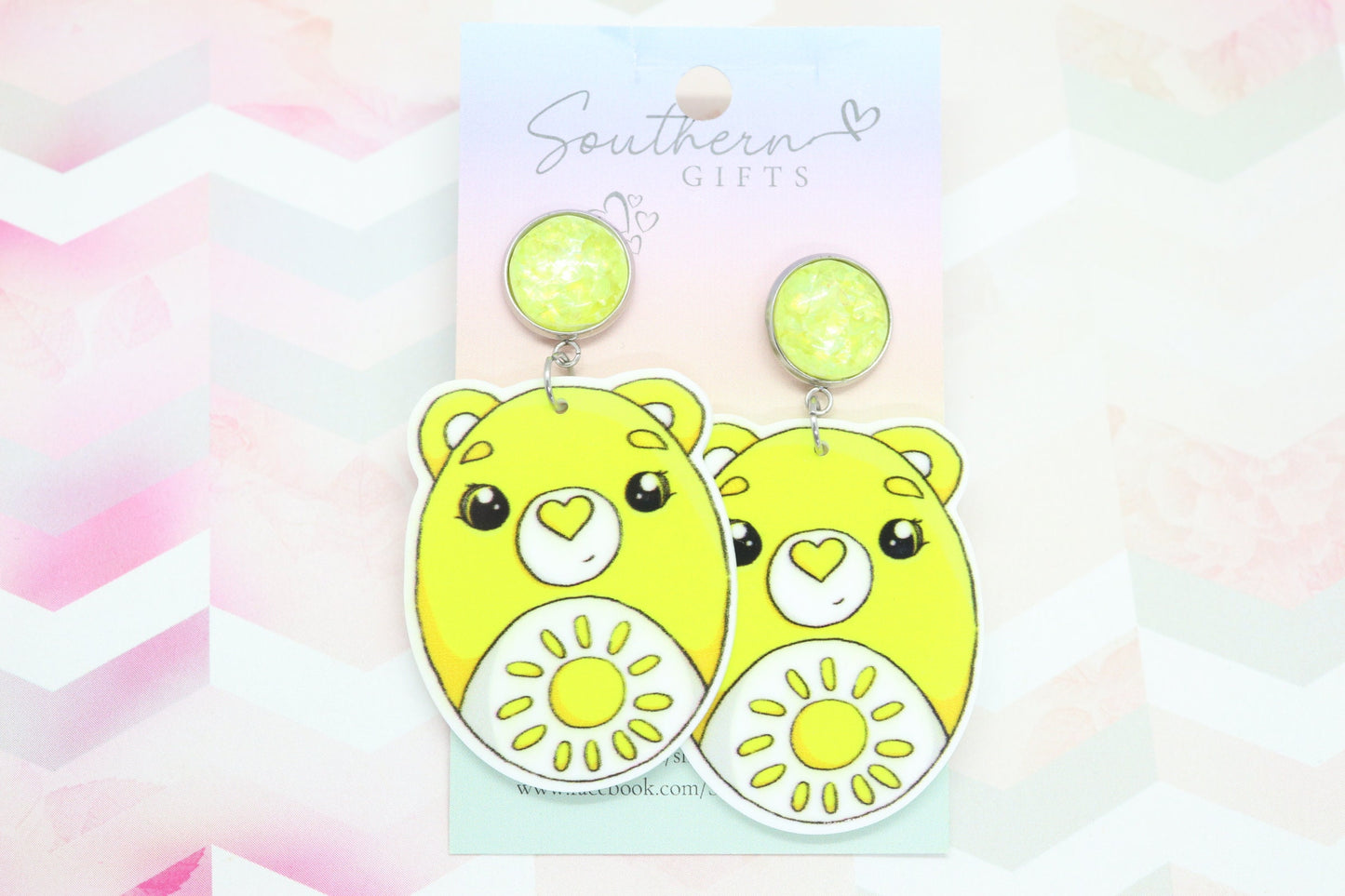 Standard Sunshine Bear Statement Earrings