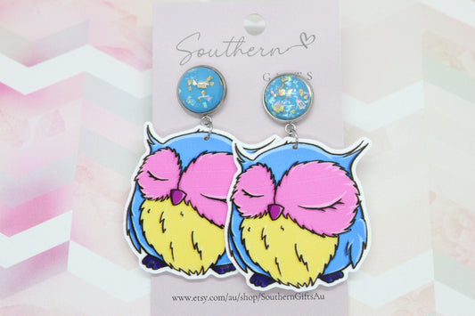 Standard Owl Statement Earrings