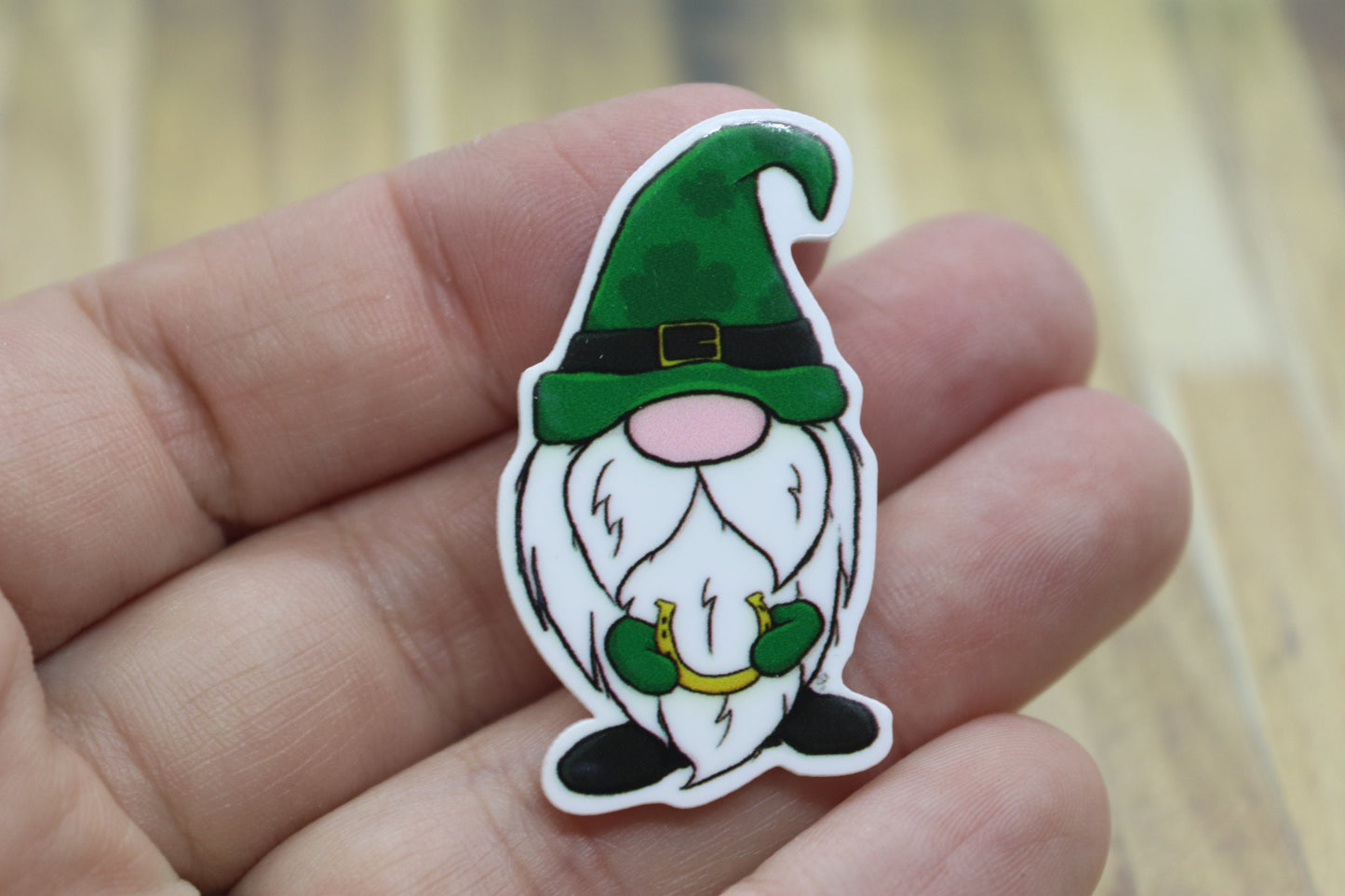 St Patrick's Day Gnome Badge