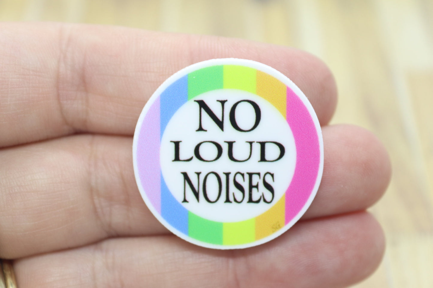No Loud Noises Medical Badge