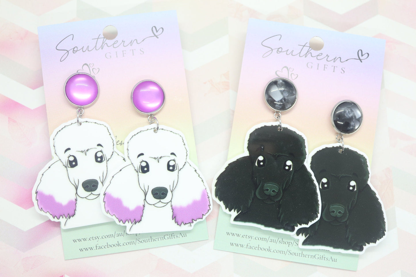 Standard Poodle Statement Earrings