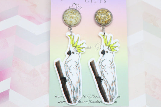 Standard Cockatoo Statement Earrings