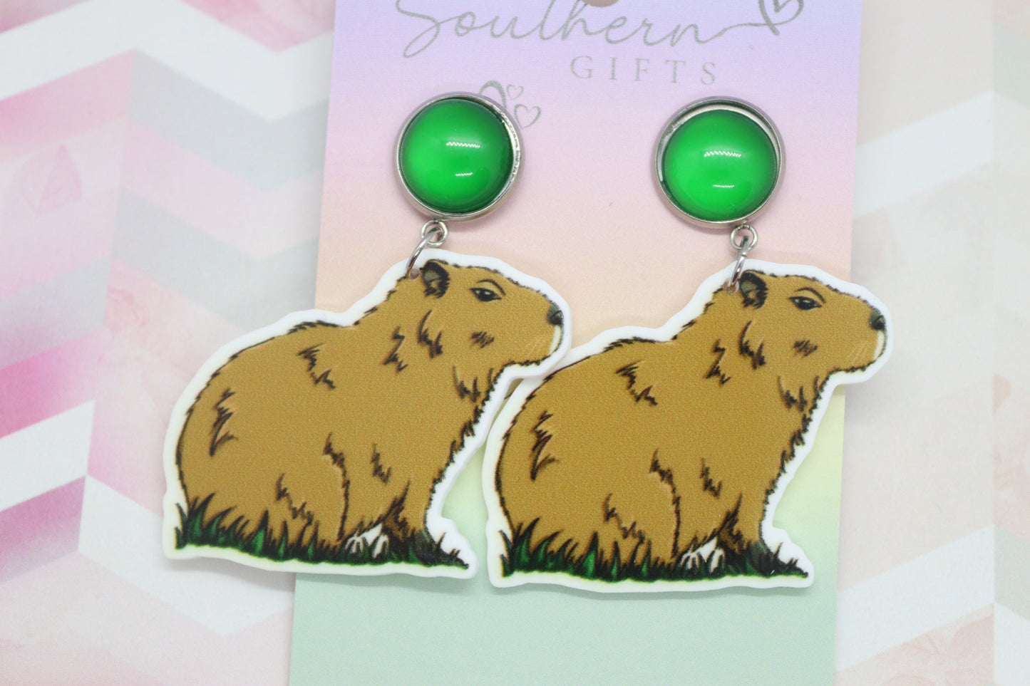 Standard Capybara Statement Earrings
